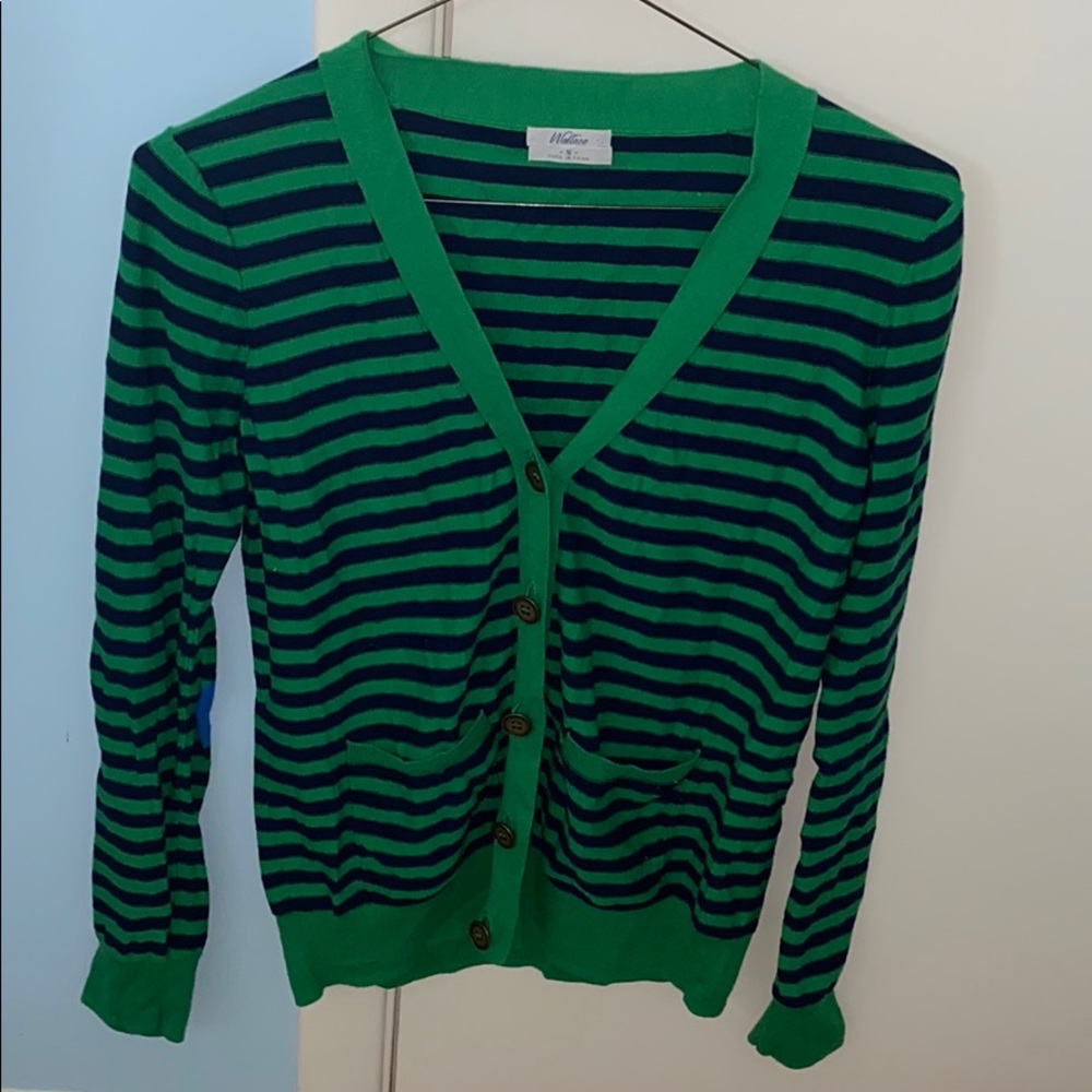 Petite striped thin sweater